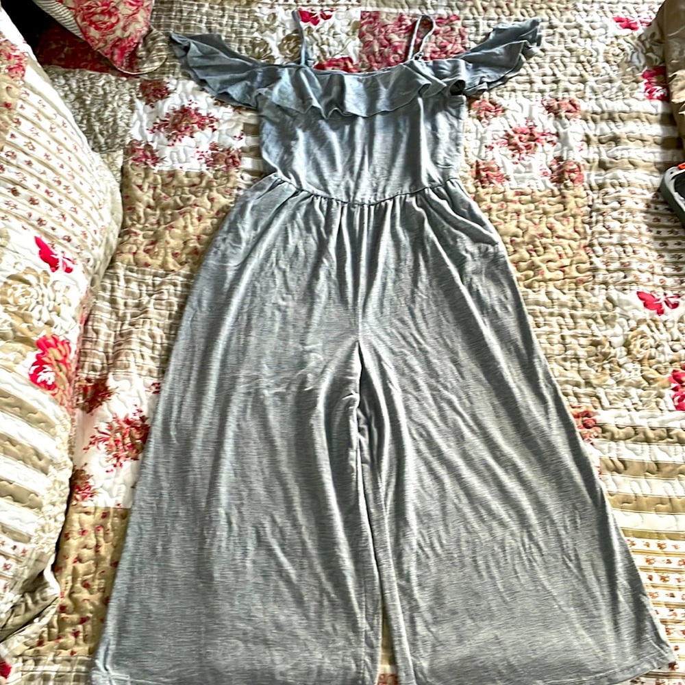 Gray jumpsuit